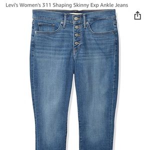 Levi's Women's 311 Shaping Skinny Ankle Jeans - 28
